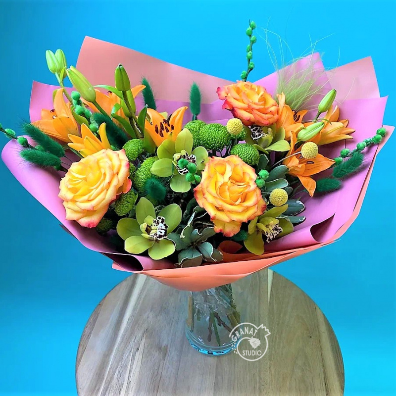 Сборный букет «Осенний привет»