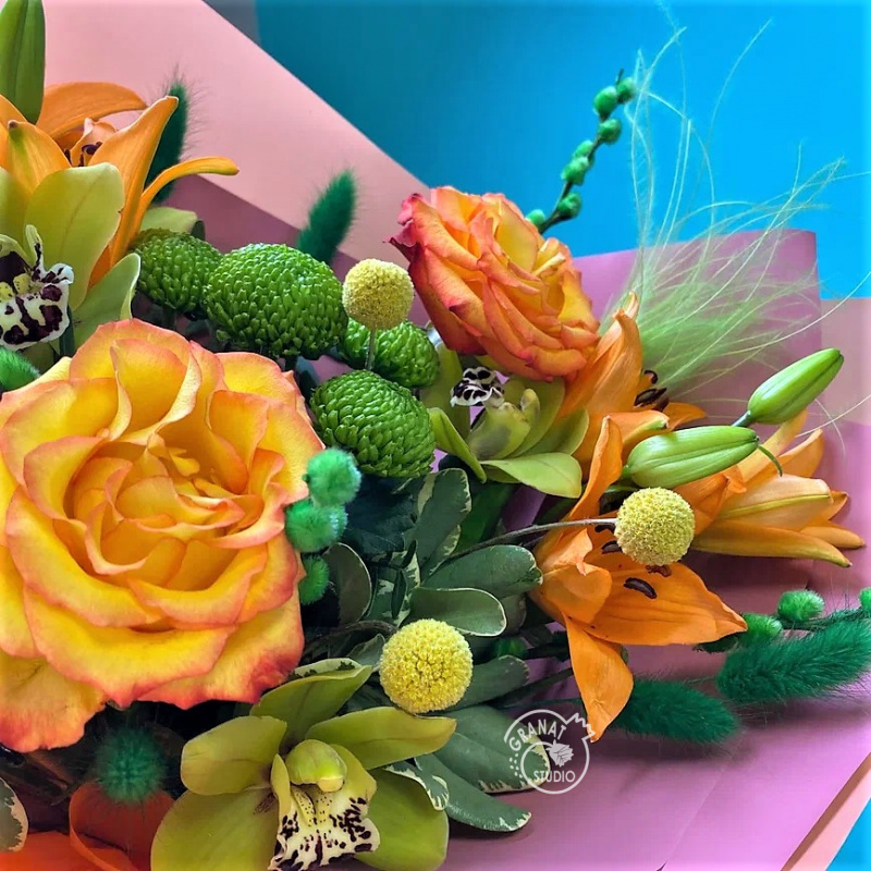 Сборный букет «Осенний привет» 1