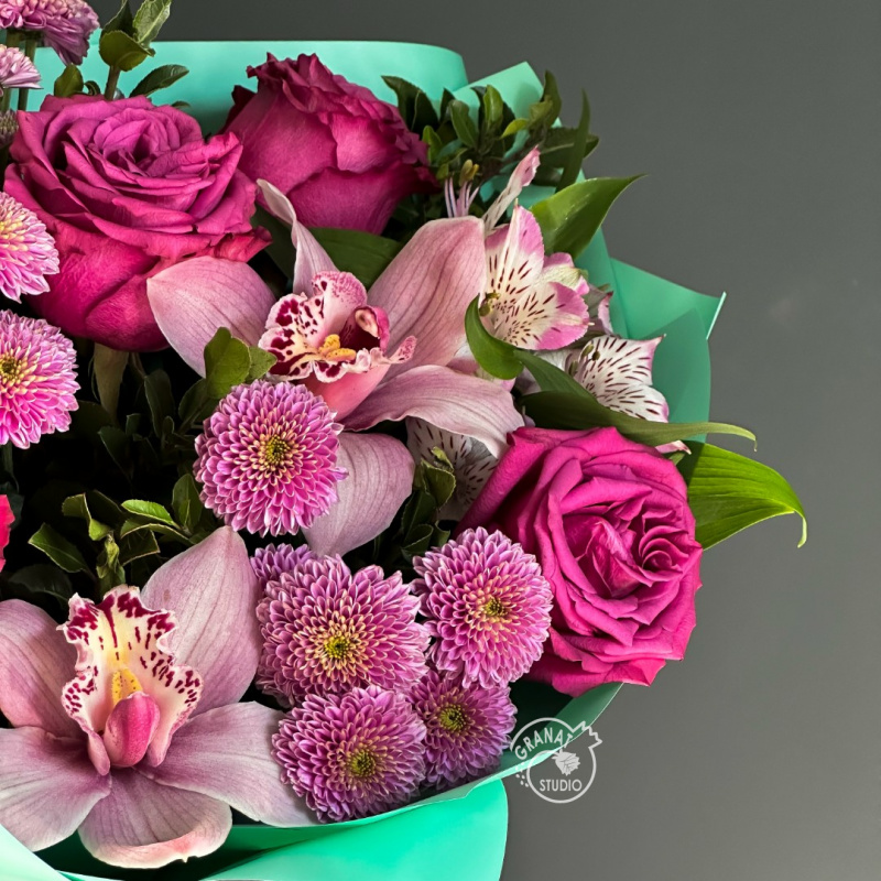 Сборный букет «Вишневый сорбет» 2