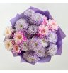 Букет сиреневых хризантем 1