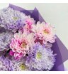 Букет сиреневых хризантем 2