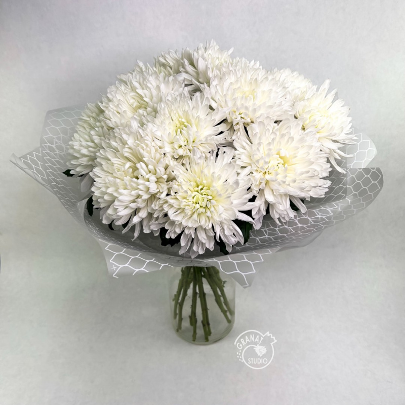 Букет из одноголовых хризантем