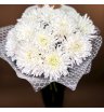 Букет из белых хризантем «Снежность» 1