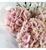 Букет из трех розовых гортензий 1