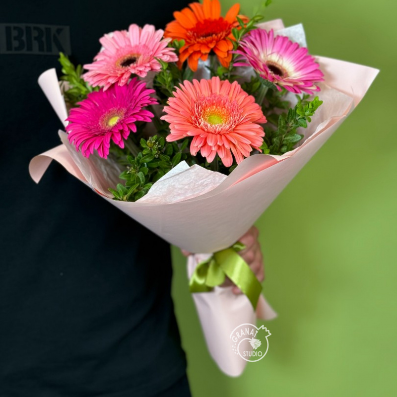 Букет из 5 гербер 3