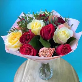 Микс из роз «Пожелание» от интернет-магазина «Гранат» в Ногинске