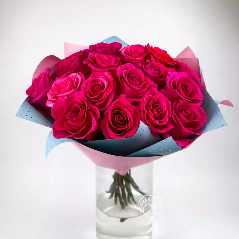 Букет из 17 роз 1