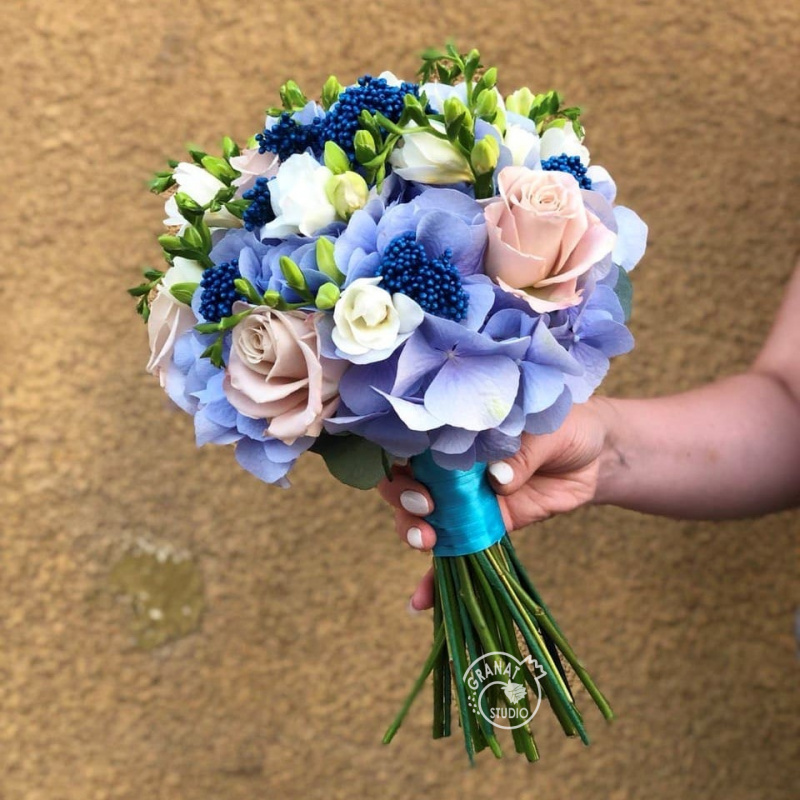 Букет «Голубая мечта»