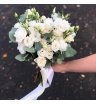 Букет «Лизиантус белый»