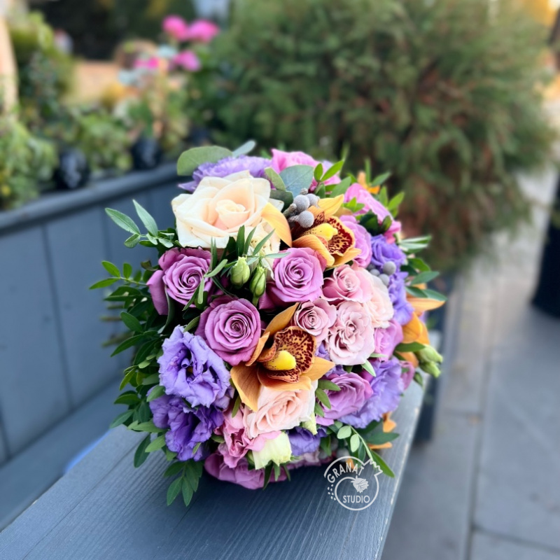 БУКЕТ НЕВЕСТЫ «ПУРПУР» 