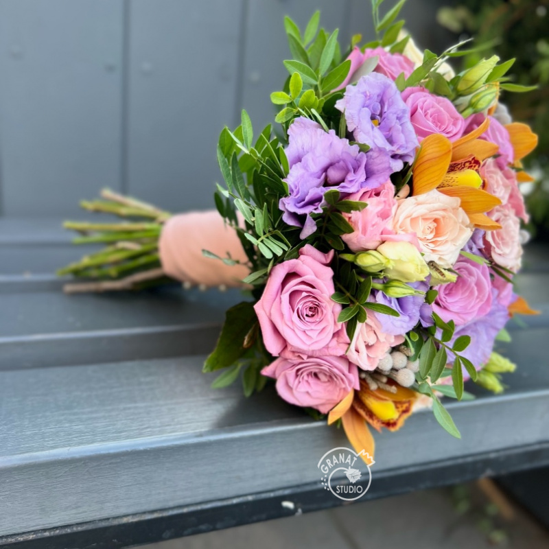 БУКЕТ НЕВЕСТЫ «ПУРПУР»  2