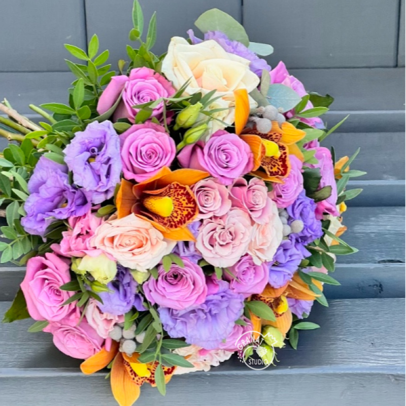 БУКЕТ НЕВЕСТЫ «ПУРПУР»  1