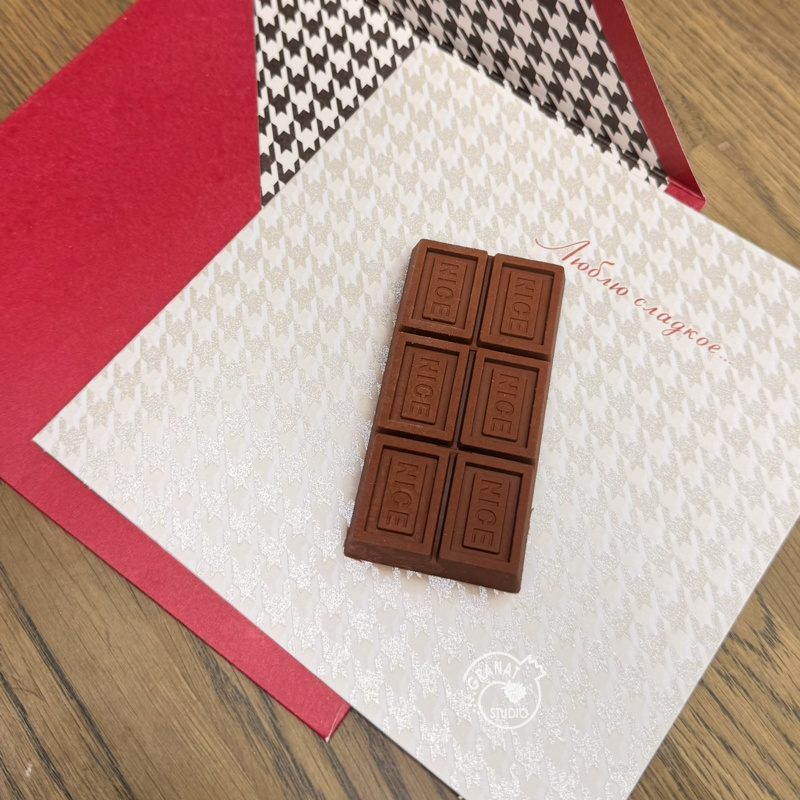 открытка &laquo;ЛЮБЛЮ СЛАДКОЕ&raquo;